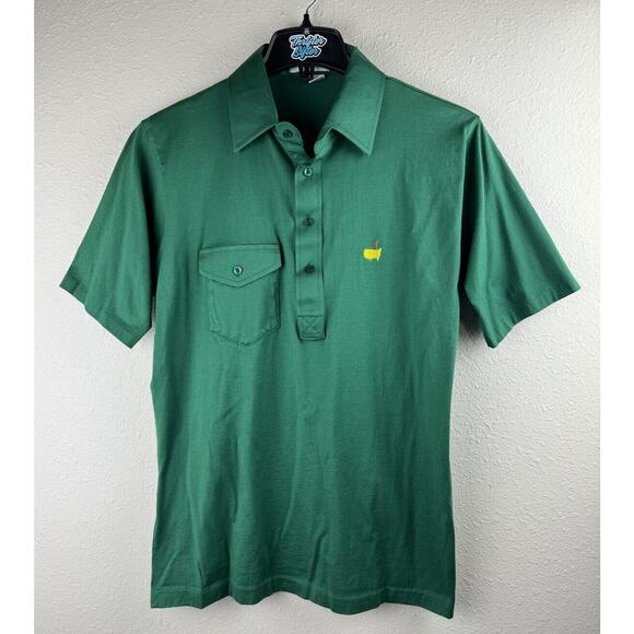 Augusta National Golf Shop Other - Augusta National Golf Shop Large Green Masters Logo Short Sleeve Polo Shirt